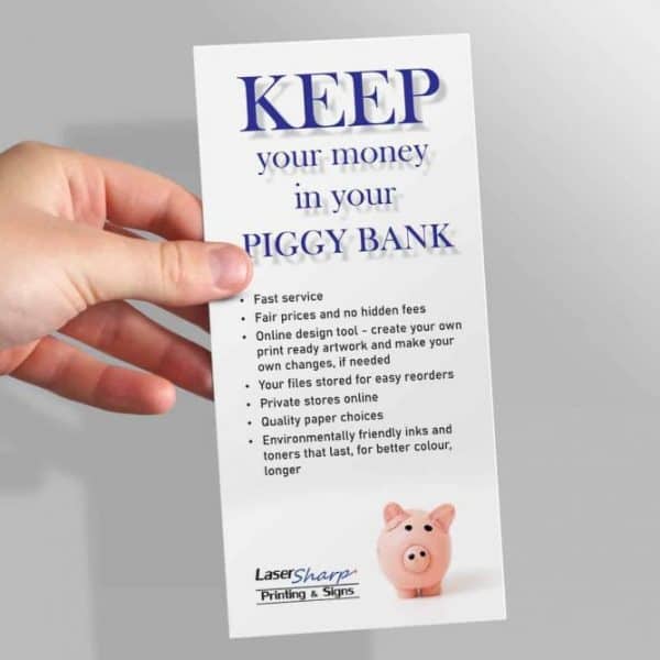 Rack Card Printing | Laser Sharp