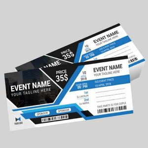 event ticket printing