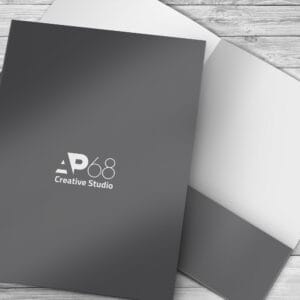 Presentation folder printing