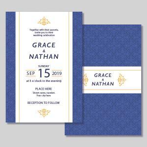 flat greeting cards and Invitations